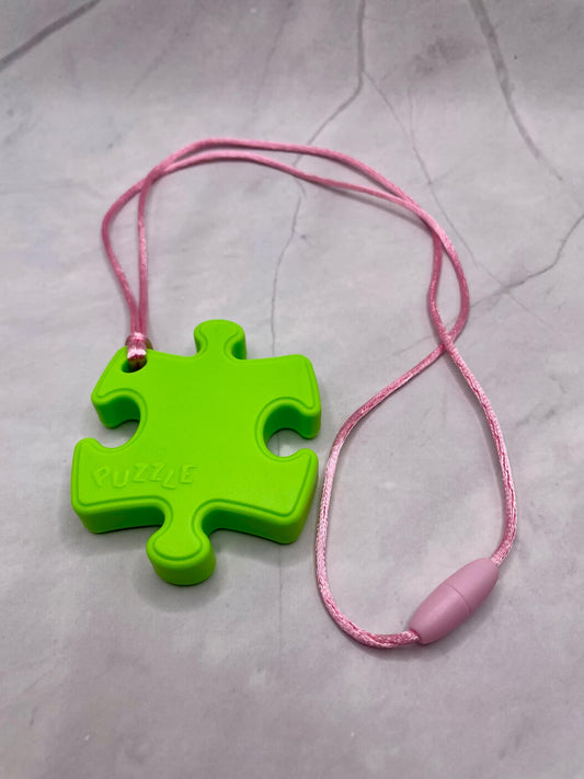 Jouet de dentition puzzle; PENDENTIF - CASSE-TETE PUZZLE FDMT ORAL MOTEUR