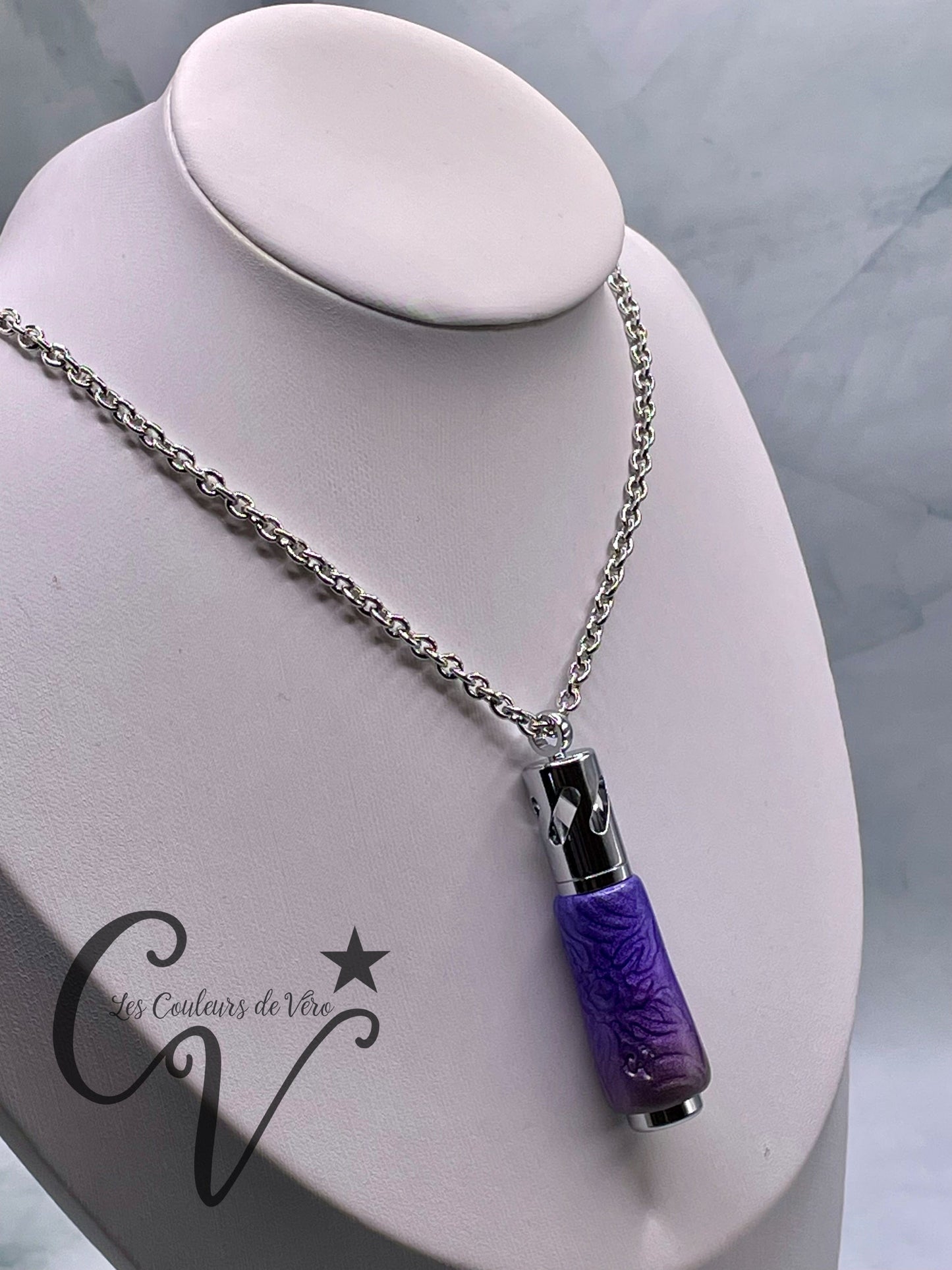 aromatherapy necklace; Starry sky!