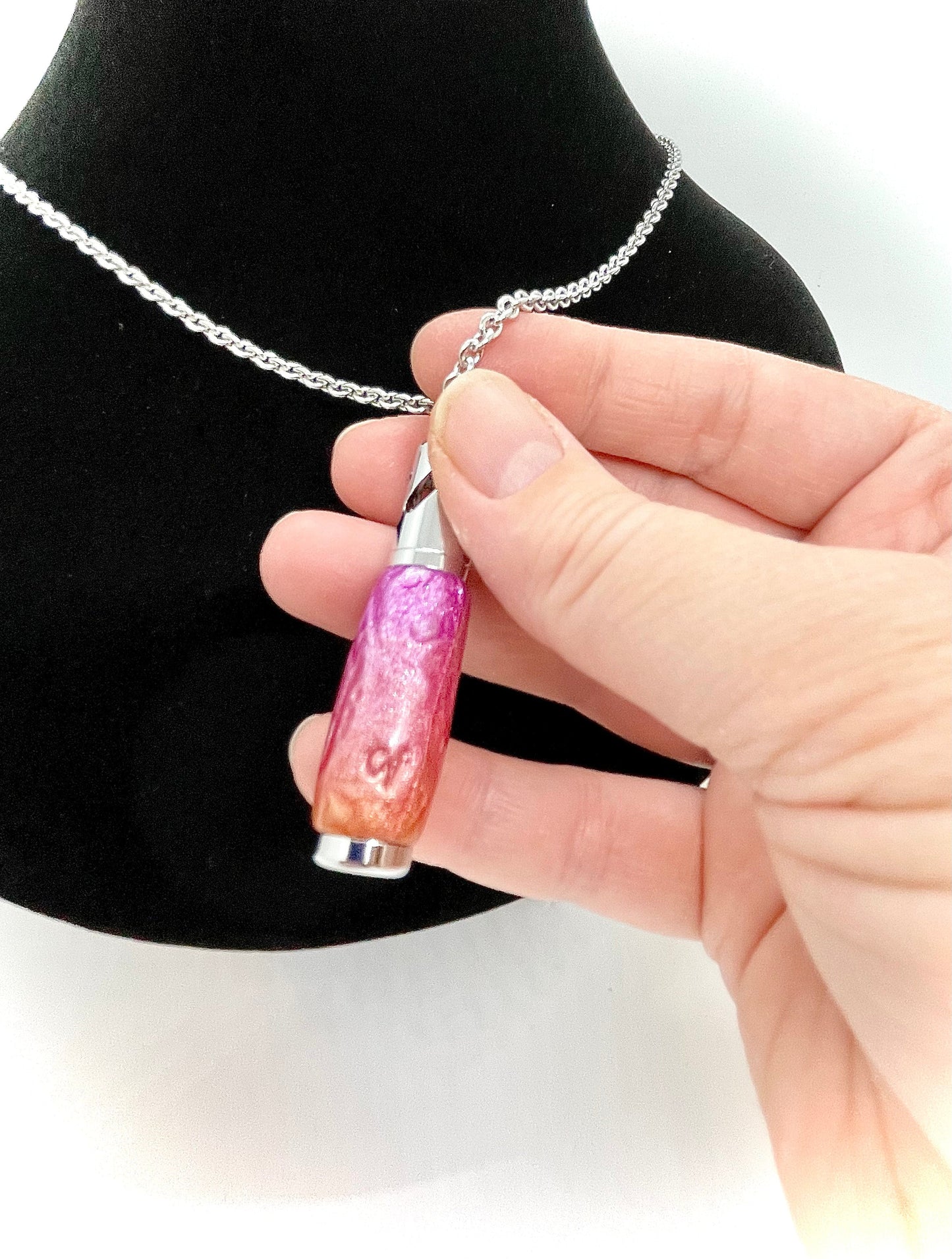 aromatherapy necklace; Flowers of joy!